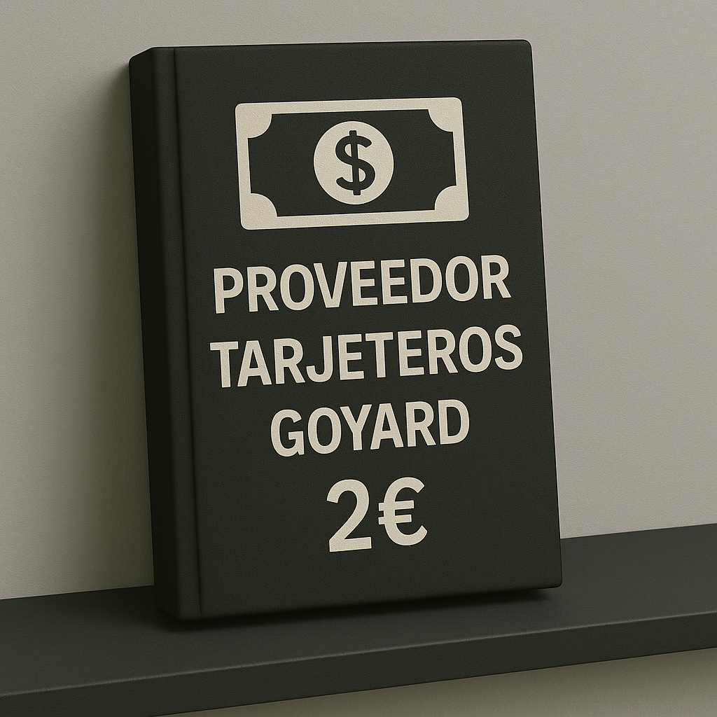 Proveedor Tarjeteros Goyard